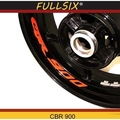 Seven colors 8X CUSTOM INNER RIM DECALS WHEEL Reflective STICKERS STRIPES FIT HONDA CBR 900
