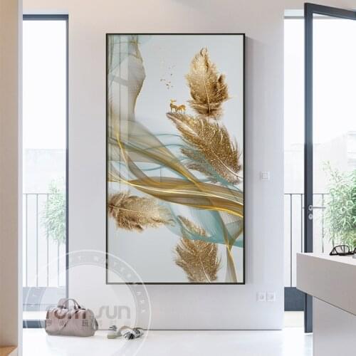 Modern Abstract Landscape Wall Art Canvas Paintings Print Home Decor Luxury Wall Poster Nordic Living Room Decoration Pictures