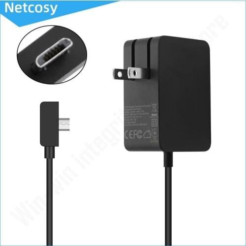 5.2V 2.5A 13W AC Power Adapter Charger Replacement For Microsoft Surface 3 Model 1623 1624 1645 Tablet with USB Charging Port