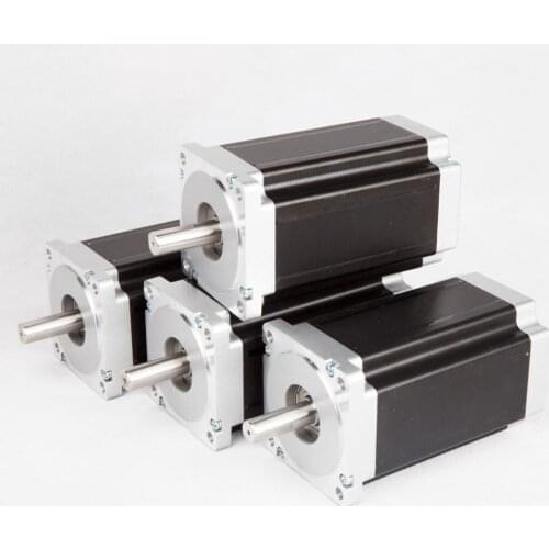 Free Ship to US/EU 4 PCS Nema 34 stepper/ stepping motor 116mm 1232oz.in 34HS1456 5.6A 86BYGH CNC machine kit