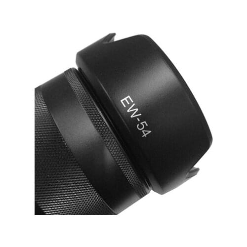2pcs EW-54 Filter Bayonet Mount Lens Hood Suit For Canon 550D 600D 650D 1100D EF-M 18-55mm f/3.5-5.6 IS STM lens