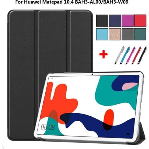 Tablet Case For Huawei MatePad 10.4 case BAH3-W09 BAH3-AL00 Slim PU Leather Cover for Huawei Matepad 10 4 Case Smart Shell 2020