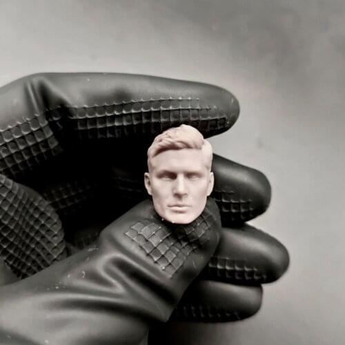 Blank 1/12 Scale Evil forces Dean Winchester Head Sculpt Unpainted Fit 6" ML Figure