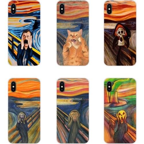 For Samsung Galaxy A3 A5 A7 A9 A8 Star A6 Plus 2018 2015 2016 2017 Edvard Munch The Scream Art Accessories Phone Shell Covers