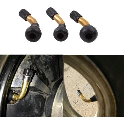 Tyre Valves Stem Rubber For Harley Davidson Tire Valve Motorcycles 90 Degree Brass Scooter Tyre Valve Right Angle Snap-in