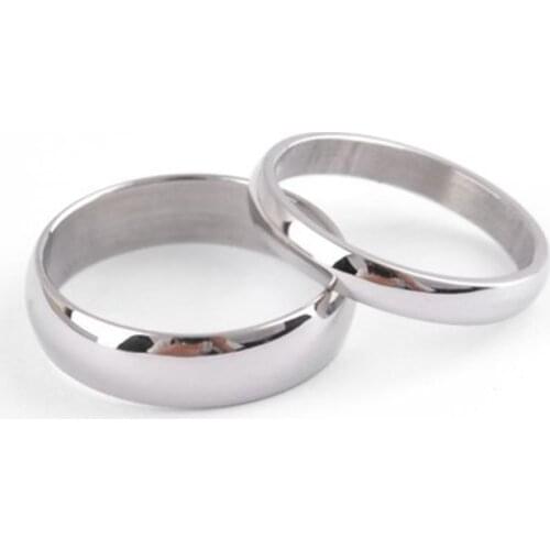 Stainless steel rings for women men wedding rings jewelry fashion mens'ring femal anillos mujer Finger Gift For Girl Bride 1pcs