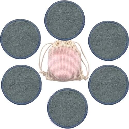 Reusable Cotton Pads Makeup Remover Pads Washable Round Bamboo Make Up Pads Cloth Nursing Pads Skin Care Tool Skin Cleaning