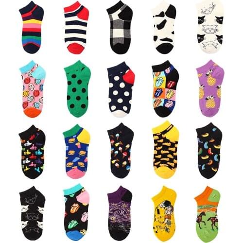 Mens and Womens Short Socks Summer Thin Ins Pure Cotton Socks Cotton Breathable Low Tube Socks