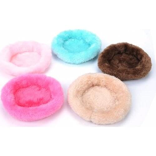 Soft Cotton Wool Small Animal Pet Sleeping Bed Guinea Cat Pig Rabbit Hamster Winter Warm House Nest Cage Mat Pets Accessories