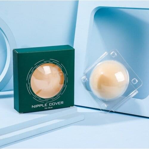 Non-Adhesive Self-Adhesive Solid Breast Paste Invisible Anti-Bumps Ultra-Thin Warm Feeling Anti-Lighting Dress Nipple Paste