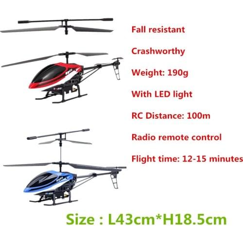 2020 New 2.4Ghz Radio Remote Control Helicopter 3CH Fall Resistant With LED Light With Fixed Height Function RC Helicopter Toy