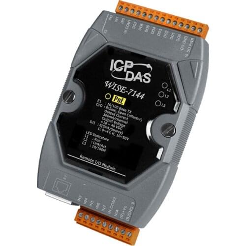 New Original Spot Photo For WISE-7144 Intelligent Isolation 8DI+8DO Open Collector Output Module PoE