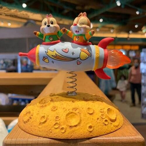 New style Shanghai Disney astronaut Kiki Titi rocket car shaking his head decoration gift AG2356