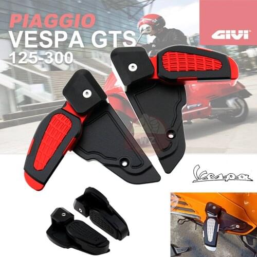 Para Vespa 125 150 Scooter accesorios pasajero trasero de reposapiés de extensión Pedal para Vespa Sprint 125 150 3Vie para Vesp