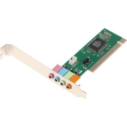 PCI 8738 Built-in Sound Card 5.1 Channel PCI Surround pc computer expansion converter adapter