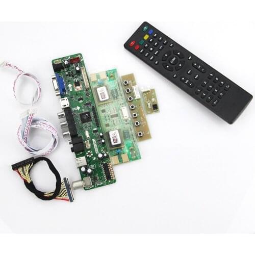T.VST59.03(NOT V56) LCD/LED Controller Driver Board (TV+HDMI+VGA+CVBS+USB) For M170EG01 V.8 LVDS Reuse Laptop 1280x1024