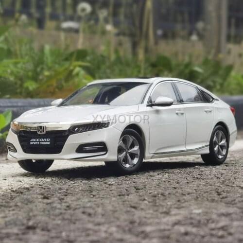 1:18 For Honda Accord 10th 2018 Hybird Metal Diecast Car Model Toys kids Gifts Collection Display Ornaments