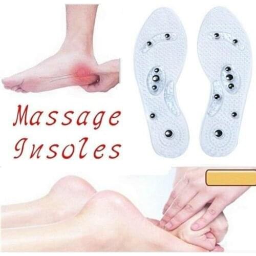 1 Pair/2 Pc Magnetic Foot Insoles Magnet Therapy Weight Loss Shoe Pads Body Slimming Massage Tool Feet Insloe Foot Massager