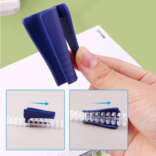 1pc Plastic Loose Leaf Binder Ring Opener Closer for Binding Notebook