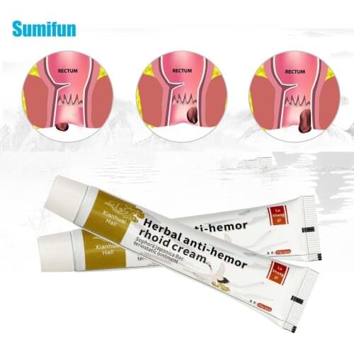 20g 1Pc Hemorrhoids Treatment Cream Internal External Hemorrhoids Plies Anal Fissure Ointment Swelling Pain Relief Plaster Healt