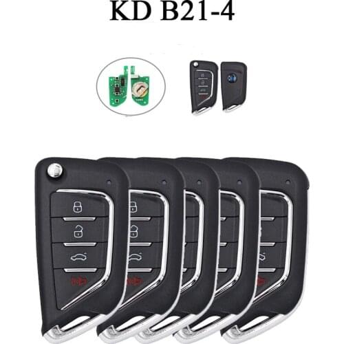 3/5pcs/lot KEYDIY Original KD B21-4 B series Remotes For KD900/MINI KD/URG200 Key Programmer B Series Remotes