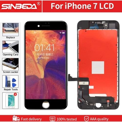 4.7" High Brightness LCD For iPhone 7 A1660 A1779 A1778 LCD Display With 3D Touch Screen Digitizer Replacement 100% Tested