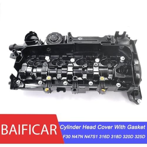 Baificar Brand New Cylinder Head Cover With Gasket 11128589941 11128570828 For BMW F30 N47N N47S1 316D 318D 320D 325D
