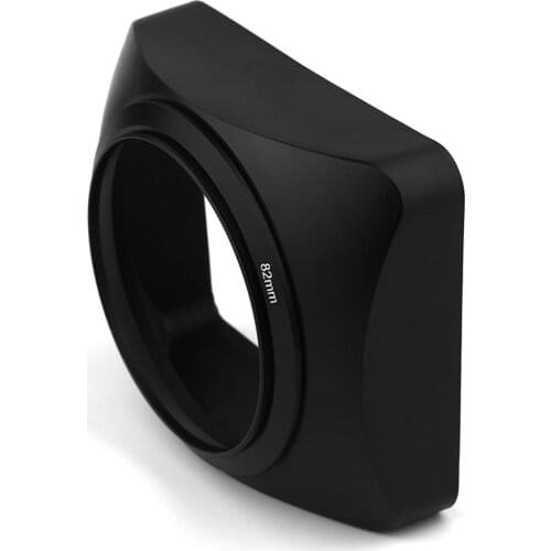 82mm DV Lens Hood For Digital Video Camera Of All Brand Square Wide Angle Screw-on Lens Sun Hood Camcorder DSLR Camera Accessory