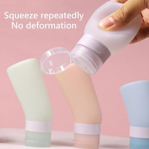 4Pcs 60/90ml Travel Leakproof Shampoo Lotion Cream Storage Bottle Empty Container