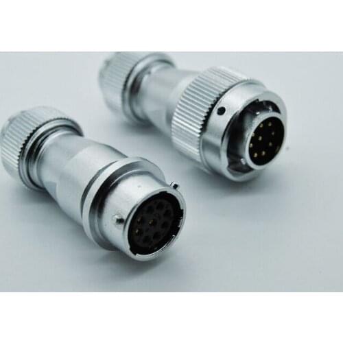 IP67 Aviation Plug Socket WF M16 TYPE Connector Straight Plug 2 3 4 5 6 7 8 9 Pins Floating Docking