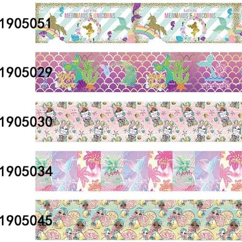 FLRARIBBON mermaid tail party supply DIY ribbon