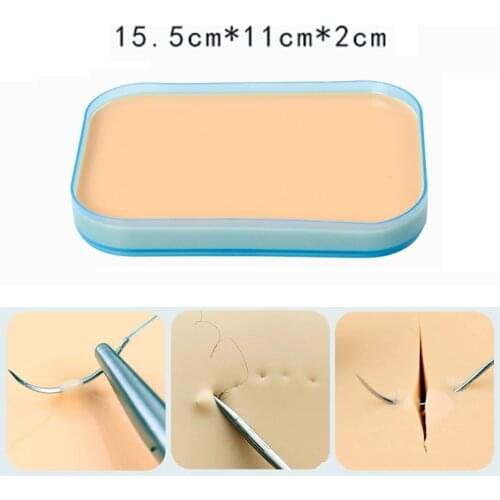 Medical Surgical Incision Silicone Suture Training Pad Practice Surgical Skin Model for Surgery Simulation Training Tool Parts