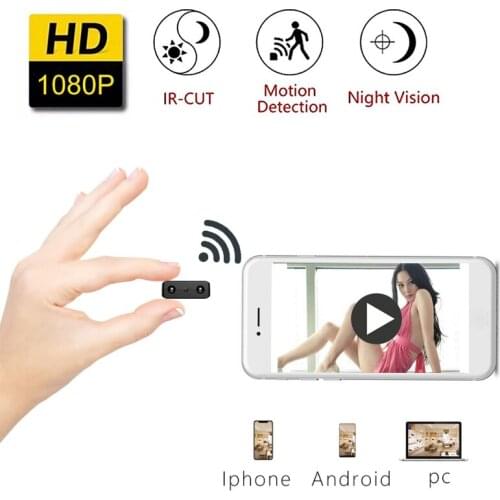 1080P Wifi DV Mini Camera Smallest Camcorder Home secret Infrared Night Vision Motion Detectio IP P2P Cam Remote Control View