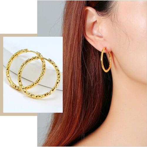 Myfresty Women's Gold Earrings