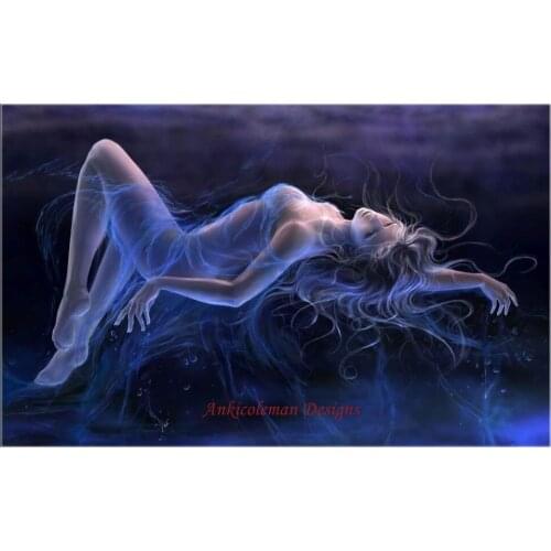 Needlework for embroidery set DIY French DMC High Quality - Counted Cross Stitch Kits Oil painting - Floating Beauty