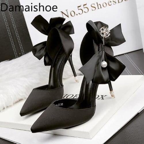 2021 New All-Match Pointed High Heels Stiletto Sandals Women Single Shoes Rhinestone Wedding Shoe Black Work Shoes Womens Shoes