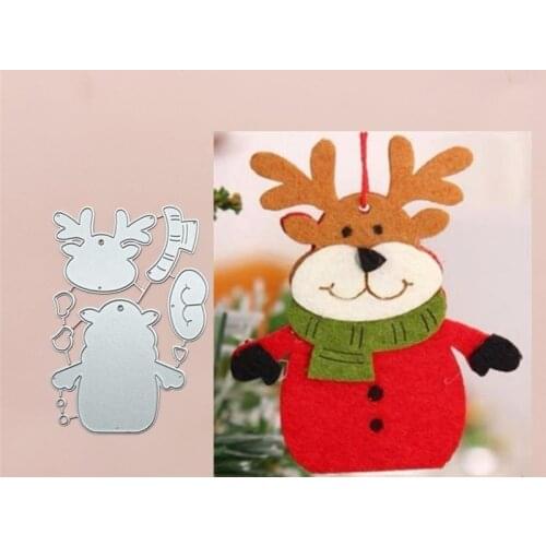 Deer Clothing Metal Cut Dies Stencils for Scrapbooking Stamp/Photo Album Decorative Embossing DIY Paper Cards