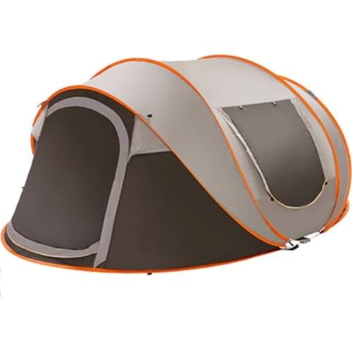 3-4 Person One Second Opening Automatic Tent Professional Outdoor Windproof Pop Up Camping Tent Increased Beach Tent
