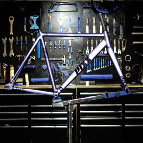 PIZZ NINJA 700c 6061-T6 Aluminum Fixed Gear Frame Carbon Fork 50/52/54/56cm Muscle Sensation High Quality Fixie Frameset