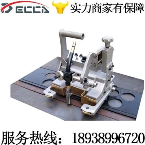 Flat welding machine, automatic welding equipment with guide rail