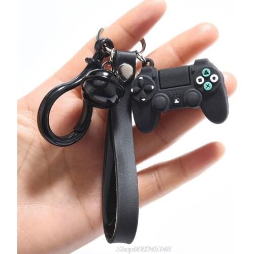 Durable PVC Video Game Controller Handle Pendant Keychain Bag Decor Game Player Keyring Game Supplies Fashion Au11 20 Dropship