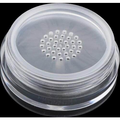 10x 10g Empty Loose Powder Container Powder Puff Case Cosmetic Storage Box
