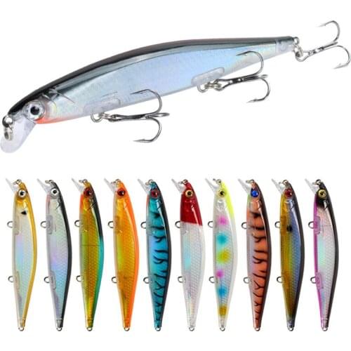 Fishing Bait Suspended Submerged Road Sub-bait 11cm/13g Inner Laser Long-throwing Fake Bait Bionic Bait Minoruya Bait Lure