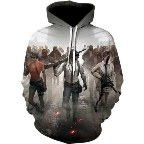 High Quality 3D PUBG Hoodies Men/women Playerunknowns Battlegrounds Hot Game Fashion Wear 3D Print PUBG Mens Hoodie Sweatshirt