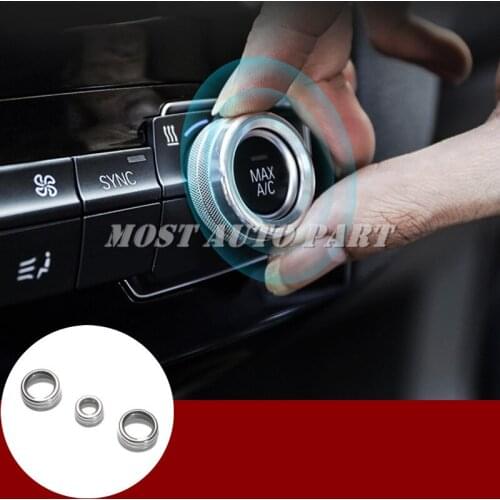 Interior Center Console Air Condition Knob Trim Cover For BMW X2 F39 2017-2019 Car accesories interior Car decoration