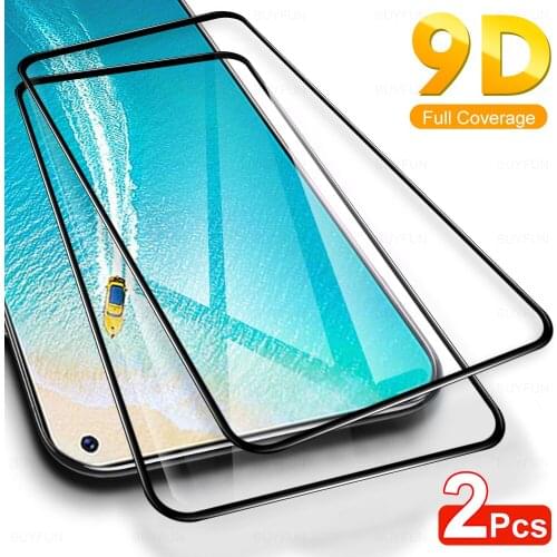 2Pcs Full Cover Protective Glass For VIVO V19 Neo Tempered Glasses For VI VO V17 V 19 17 2020 6.44" Phone Screen Protector Film