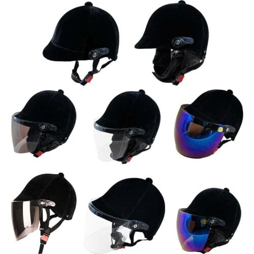 Unisex Starter Breathable Horse Riding Safety Helmet Kids Schooling Protective Head Gear for Equestrian Riders Tough and Durable