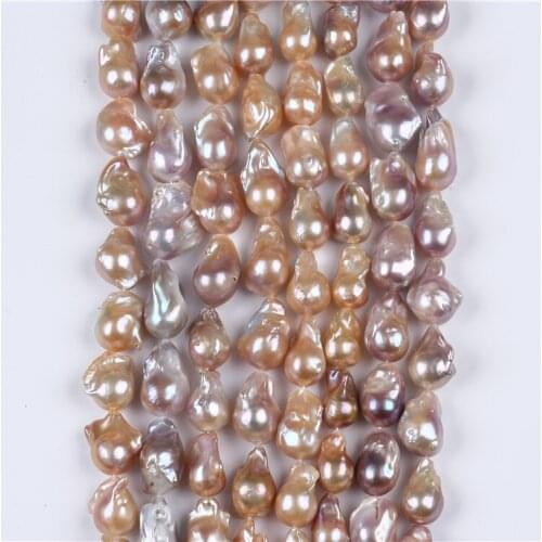 17-20mm natural real pearl freshwater natural color baroque shape pearl strands