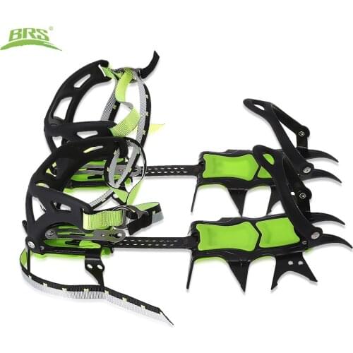 1 Pair Outdoor Fourteen Teeth Bundled Crampon Ice Gripper Hiking Climbing Equipment BRS - S1A B Ultra-light Anti-crystallization