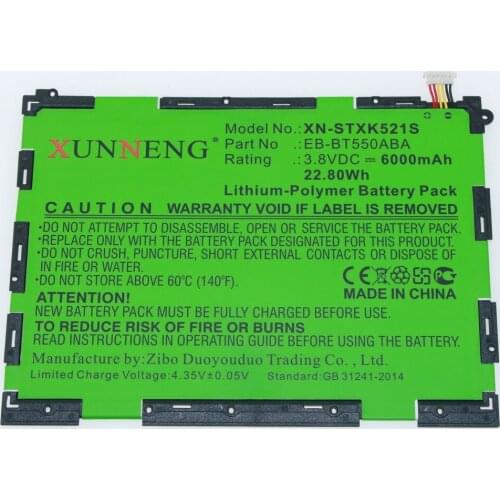 Battery for Samsung Galaxy Tab A 9.7 SM-T550 SM-P550 SM-P555 SM-P555Y SM-T555 SM-T555C SM-P350 Galaxy Tab A Plus 9.7 WiF